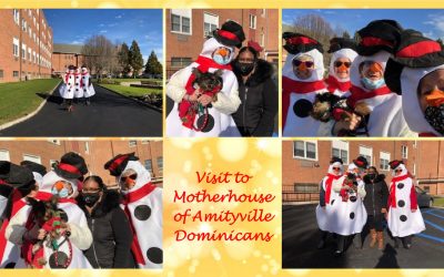 Snowmen Visit Amityville Motherhouse!